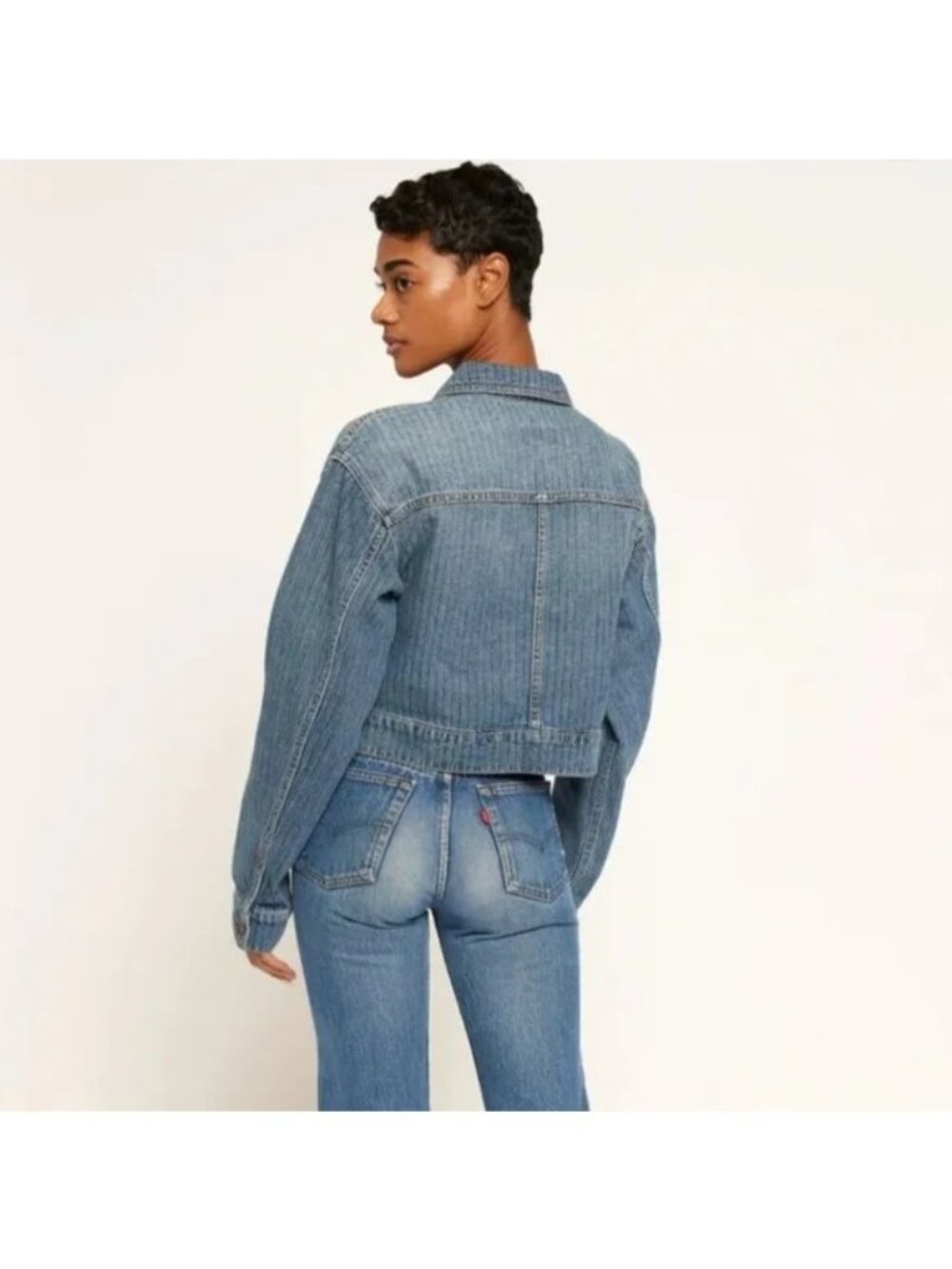 Joie Catalina Denim Jacket Soho Wash Button Front Women's XS New with Tag - Picture 4 of 5